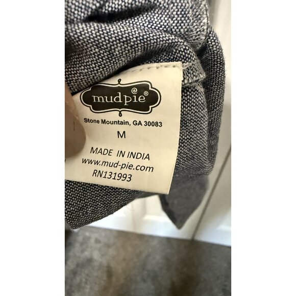 Mudpie Dress Chambray Sleeveless Womens Medium Belted - Picture 6 of 7